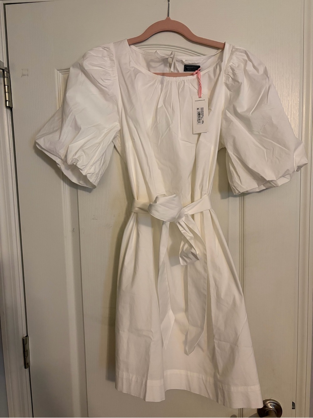 Vineyard Vines White Off-Shoulder Tie Top